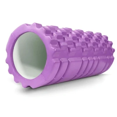 Abbildung von Mobiclinic® fitness, Faszienrolle, Fitroller, Schaumstoff und eva, 14x33 cm, Pilates, Yoga, Dehnübungen, Tragbar, Multifunktional, Für den gesamten körper, Massageroller, 3 intensitätsstufen