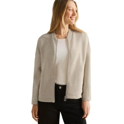 Abbildung von CECIL Damen B212535 Sweat Blouson, Desert beige Melange, XXL