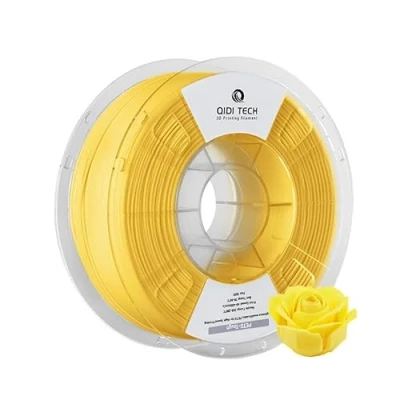 Abbildung von QIDI TECH PETG Tough 3D Drucker Filament, Zähigkeit Filament 1.75mm, Druck 1kg Spule (2.2lbs), Geeignet für Hochgeschwindigkeitsdruck, Passen die meisten FDM Drucker, Gelb