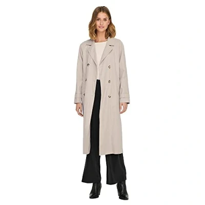 Abbildung von JDY Panther Trenchcoat, Damen, Größe: XS, Chateau gray