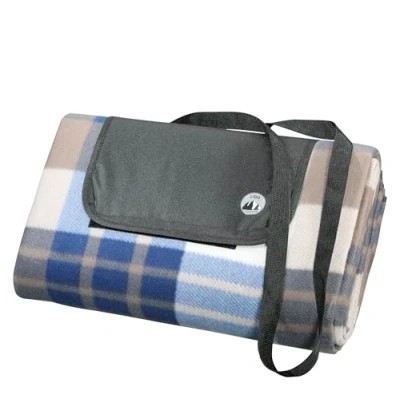 Abbildung von Cilio Picknickdecke Beach, Unterseite wasserabweisend, Outdoor Decke Polyester, weiche Oberfläche, mit Klettverschluss und Trageriemen, Geeignet für Picknick, Strand Camping, 200x200 cm, Braun