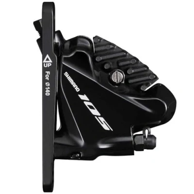 Abbildung von Scheibenbremssatz (für Vorne) 2 Fach Shimano 105 R7020 / R7070 Flat Mount Schwarz