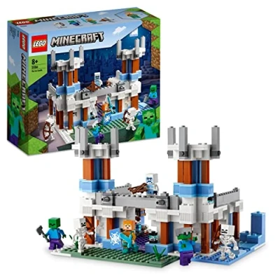 Abbildung von LEGO® LEGO Minecraft 21186 Der Eispalast EOL 2023 Konstruktionsspielsteine, (Set)