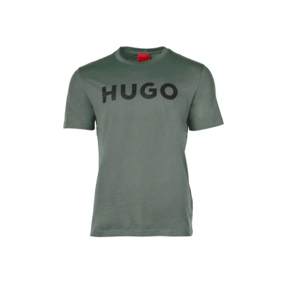Abbildung von HUGO Dulivio Tshirt print, Herren, Größe: Large, Open green