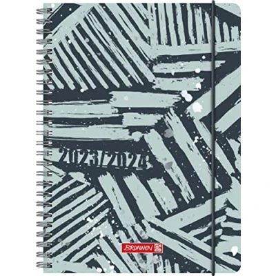 Abbildung von BRUNNEN Schülerkalender „Razzle Dazzle“ 2023/2024 2 Seiten = 1 Woche A5 schwarz/blau
