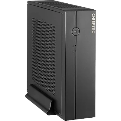 Abbildung von Chieftec IX 01B 120W Small Form Factor (SFF) PC Gehäuse (Small (SFF), PC, Stahl, Schwarz, Mini ITX, 120 W)
