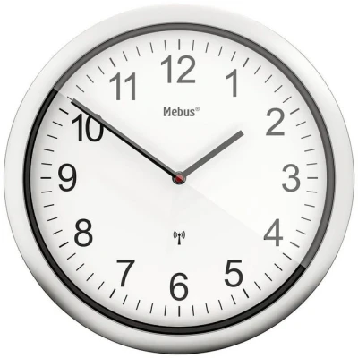 Abbildung von Mebus Wanduhr Funk (Schleichendes Uhrwerk (lautlos)