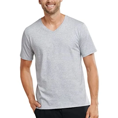 Abbildung von Schiesser Regular FIT Nachtwäsche Shirt, Herren, Größe: Medium, Grey melange