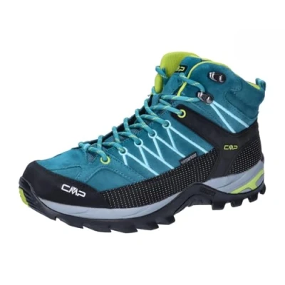 Abbildung von CMP Damen Rigel Mid Wmn Trekking Shoes Wp Traillaufschuh, Teal Acid, 37 EU
