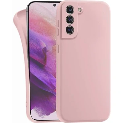 Abbildung von MyGadget Hülle kompatibel mit Samsung Galaxy S21 robuste Handyhülle TPU Case Slim Silikonhülle Back Cover Kratzfest Schutzhülle Matt Rosa