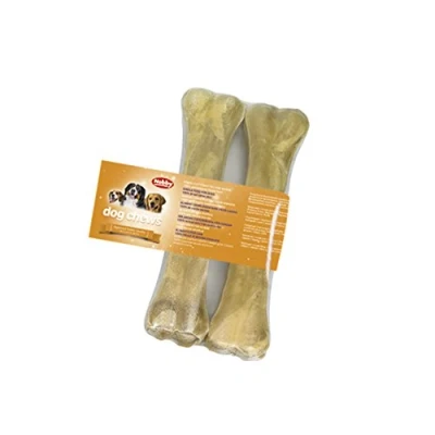 Abbildung von Nobby Kauknochen gepresst für Hunde, 21,5 cm, 1 Packung je 2 Stück (1 x 170 g)