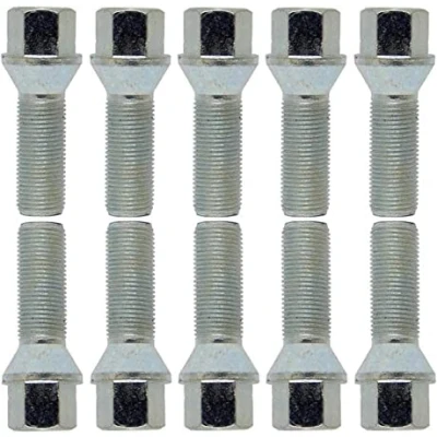 Abbildung von 10 Radschrauben Radbolzen Kegelbund silber M12x1,5 60mm