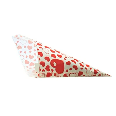 Abbildung von Papierspitztüten Spitztüten, Rote Herzen, PGV, 19 cm / 125 g, 200 Stück