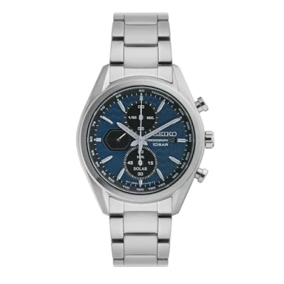 Abbildung von Seiko Chronograph Macchina Sportiva, SSC801P1, Armbanduhr, Herrenuhr, Datum, Stoppfunktion, Solar, Saphirglas
