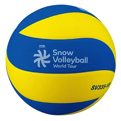 Abbildung von MIKASA SV335 V8, Fußball, Unisex, für Erwachsene, Gelbblau, 5