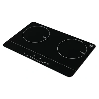 Abbildung von K&amp;H Doppel SLIM Control Induktionskochfeld Weiß SDIN 3502W