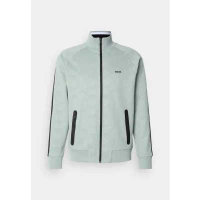 Abbildung von BOSS Skarley Sweatjacke, Herren, Größe: Medium, Open green