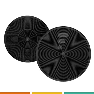 Abbildung von Franke 112.0016.755 AEG EFF62 Aktivkohlefilter für Dunstabzugshaube 2 Stück Ø 199mm x 35mm Hergestellt in Italien