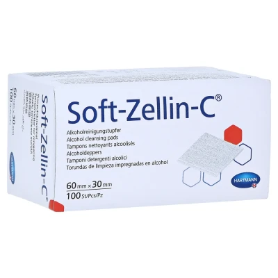 Abbildung von Hartmann Soft Zellin C Alkoholtupfer 100 St