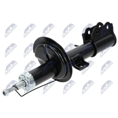 Abbildung von NTY A FT 031 Stoßdämpfer Vorderachse links Gasdruck Federbein oben Stift SUZUKI: SX4 I Schrägheck, FIAT: Sedici