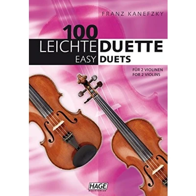 Abbildung von HAGE Musikverlag 100 Leichte Duette für 2 Violinen Noten