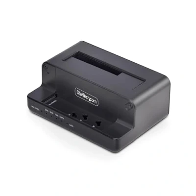 Abbildung von StarTech.com NVMe M.2 auf 2,5 3,5&quot; SATA HDD Duplikator, M2 NVMe, SSD Klonen&amp;Dock, 27GB/min, zu SATA/SATA M2,TAA