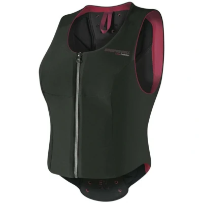 Abbildung von Komperdell Rückenprotector Flexfit Schlank Schwarz/Bordeaux XS