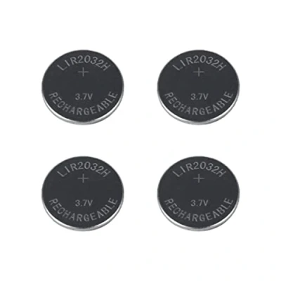 Abbildung von Girafus 4 Stück LIR2032 3,7V 70 mAh! Knopfzelle Wiederaufladbar/Knopfzellen Akku CR2032 Wiederaufladbar Knopfzellenbatterie Button Cell 3.7V zB.für Mainboard,Autoschlüssel,Peilsender (4xLIR2032)