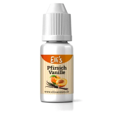 Abbildung von Ellis Aromen Pfirsich Vanille NATURIDENTISCHES Lebensmittelaroma Für Speisen &amp; Getränke 10 ml