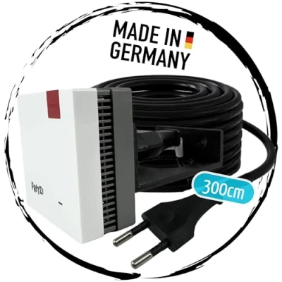 Abbildung von TronicXL Verlängerung/Wandhalterung für W LAN Repeater kompatibel mit Fritz 600 1200 1750E 2400 AVM Fritz! Halterung Wandhalter Wand Montage WLAN Verstärker (300cm + Wandhalter)