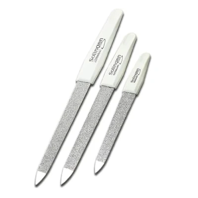 Abbildung von SMI Saphir Nagelfeile 3 Saphirnagelfeile Solingen Nagelfeilen Fingernägel Fußnägel, tlg., Fein und Grob