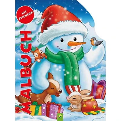 Abbildung von Malbuch Schneemann: Mit Stickern. Für Kinder ab 4 Jahren