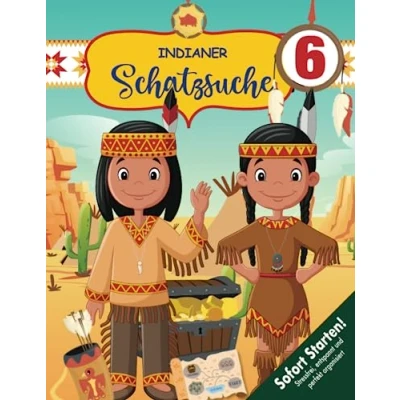 Abbildung von Schatzsuche Schnitzeljagd Kindergeburtstag Indianer ab 6 Jahren: Waki, Nuvo und der gestohlene Schatz begebt euch mit den beiden Indianern auf ein spannendes Abenteuer! (Bravo Schatzsuche)