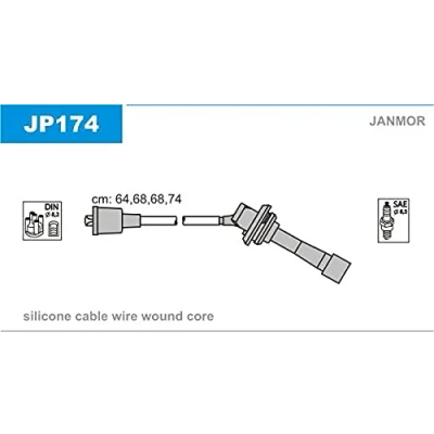 Abbildung von JANMOR JP174 Zündkabelsatz SUBARU: Forester II, Legacy 2 Kombi