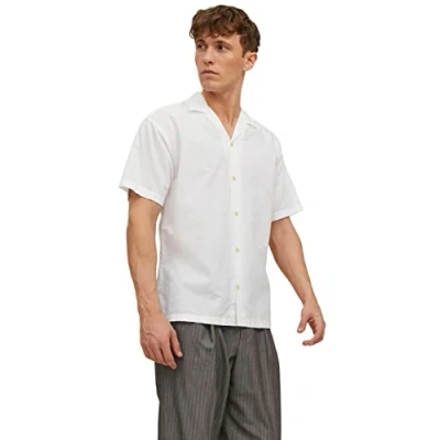 Abbildung von Jack &amp; Jones Premium Jprblusummer Resort Hemd, Herren, Größe: Medium, White