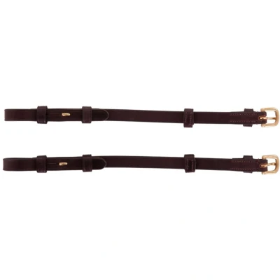 Abbildung von BR backenriemene Runde schnallen Cob / Gold Braun