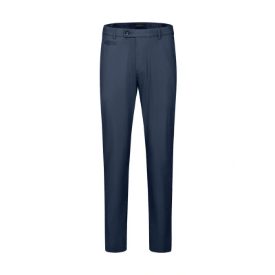 Abbildung von bugatti MIT Stretchfunktion Stoffhose, Herren, Größe: 32x34, Marine