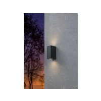Abbildung von Eglo 900276 Wandleuchte JABAGA Kunststoff schwarz GU10 IP44 2X4,6W L:7cm H:15.5cm