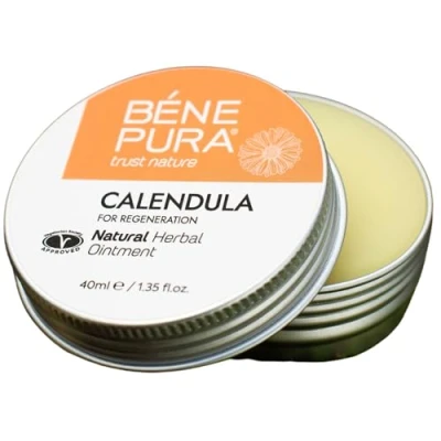 Abbildung von BenePura Ringelblumensalbe Natürliche Wund und Heilsalbe Entzündungshemmend Narbensalbe Brandsalbe Verbrennung Calendula Wundsalbe Creme Narbencreme 40 ml