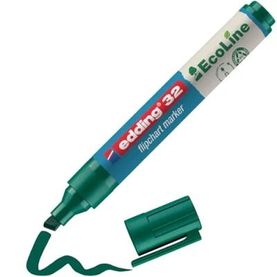 Abbildung von edding Flipchartmarker 32 EcoLine nachfüllbar 1 5mm grün