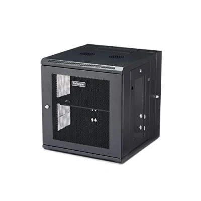 Abbildung von StarTech.com 4 Pfosten 12HE Wand Netzwerkschrank mit 1HE Fachboden, 19&quot; Server Rack für IT / Daten Computer Ausrüstung