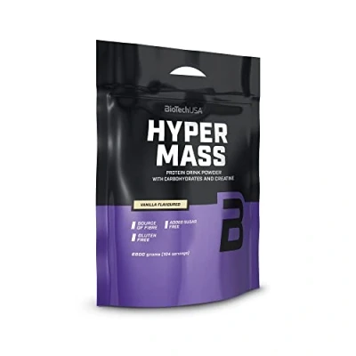 Abbildung von BioTechUSA Hyper Mass Gainer mit Kohlenhydraten &amp; Proteinmischung Mikronisiertes Kreatin Glutenfrei, 6.8 kg, Vanille