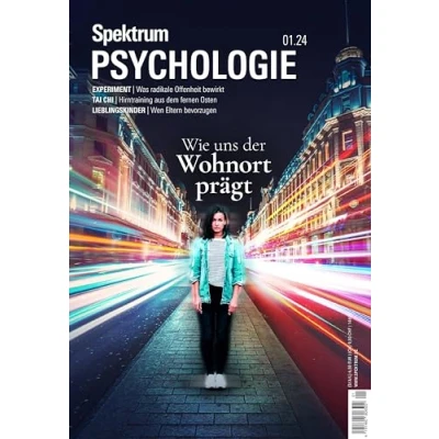 Abbildung von Spektrum Psychologie 1/2024 Wie uns der Wohnort prägt