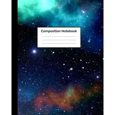 Abbildung von Composition Notebook: Wide Rule, Deep Space Constellations Journal for Girls and Boys, Kids, School, Students Teachers 8 x 10, 100 Ruled Pages