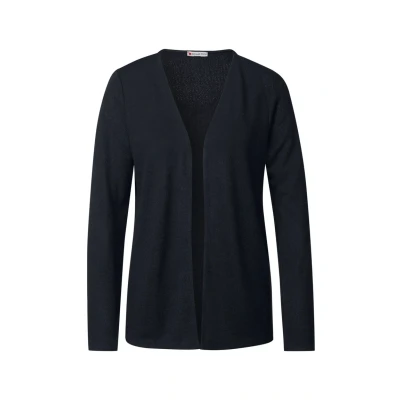 Abbildung von STREET ONE Damen A322908 Strick Look Jacke, deep Blue, 34