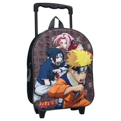 Abbildung von Vadobag Trolley Rucksack 3D Naruto Ninja im Training