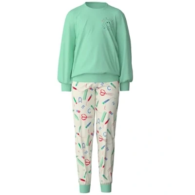 Abbildung von Calida ABC BÜNDCHEN Set Nachtwäsche für Kinder, Größe: 152, Yucca green