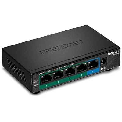 Abbildung von Trendnet TPE TG52 5 Port PoE Switch Gigabit PoE+ 32W Netzwerk