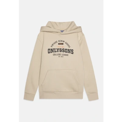 Abbildung von ONLY &amp; SONS junior Osjceres Vintage Print HOOD Kapuzenpullover für Kinder, Größe: 170/176, Silver lining