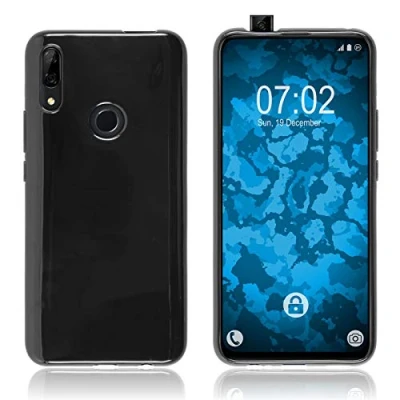 Abbildung von PhoneNatic Case kompatibel mit Huawei P Smart Z schwarz Silikon Hülle Cover